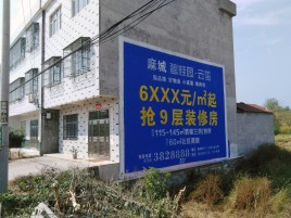 舟山墙体广告质量分析